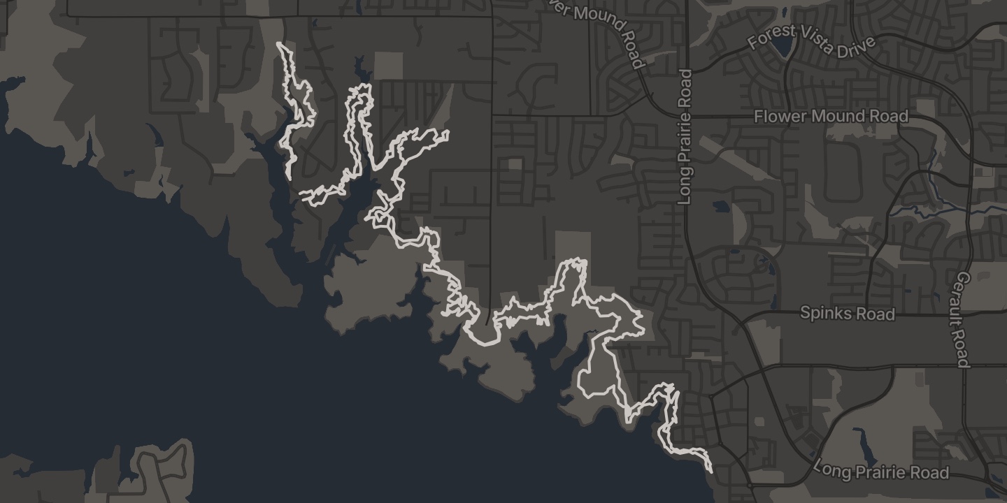 Map of the trails